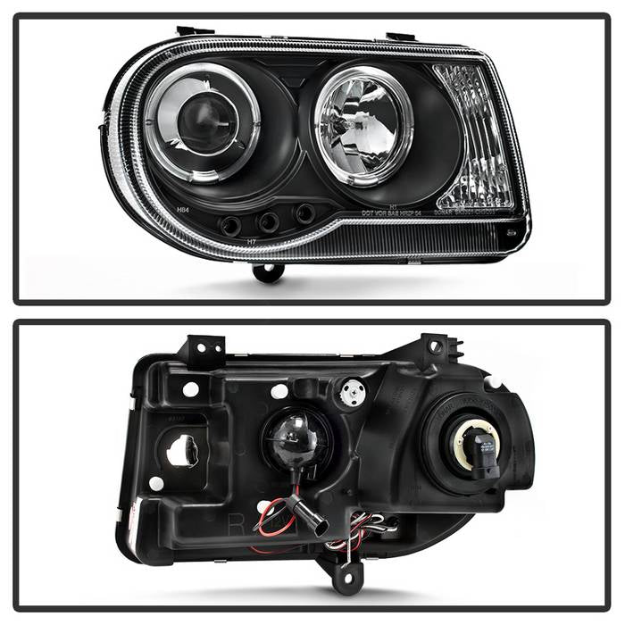 Spyder Chrysler 300C 05-10 Projector Headlights LED Halo LED Blk (Not Included) PRO-YD-C300C-HL-BK 5009135