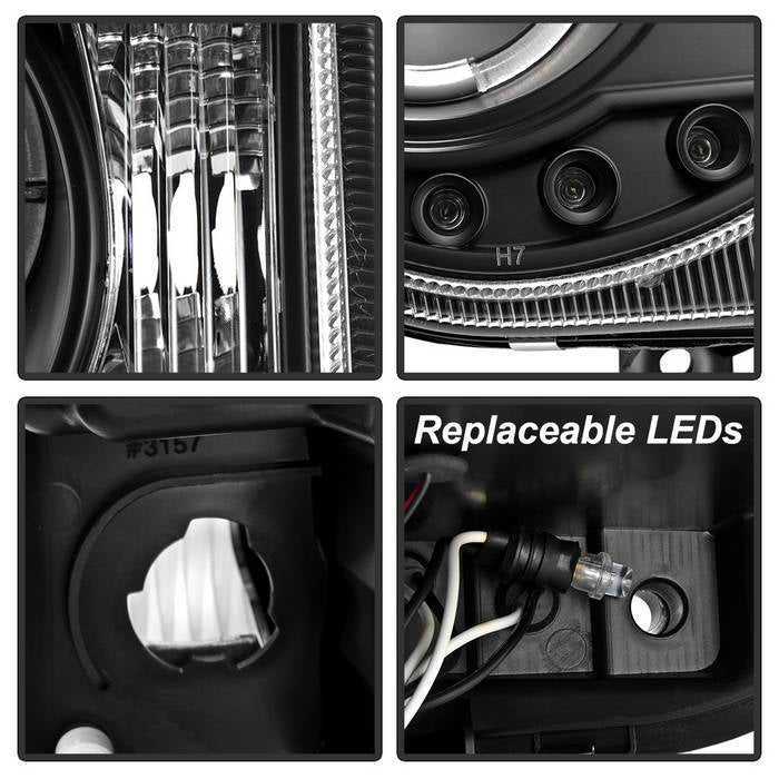 Spyder Chrysler 300C 05-10 Projector Headlights LED Halo LED Blk (Not Included) PRO-YD-C300C-HL-BK 5009135