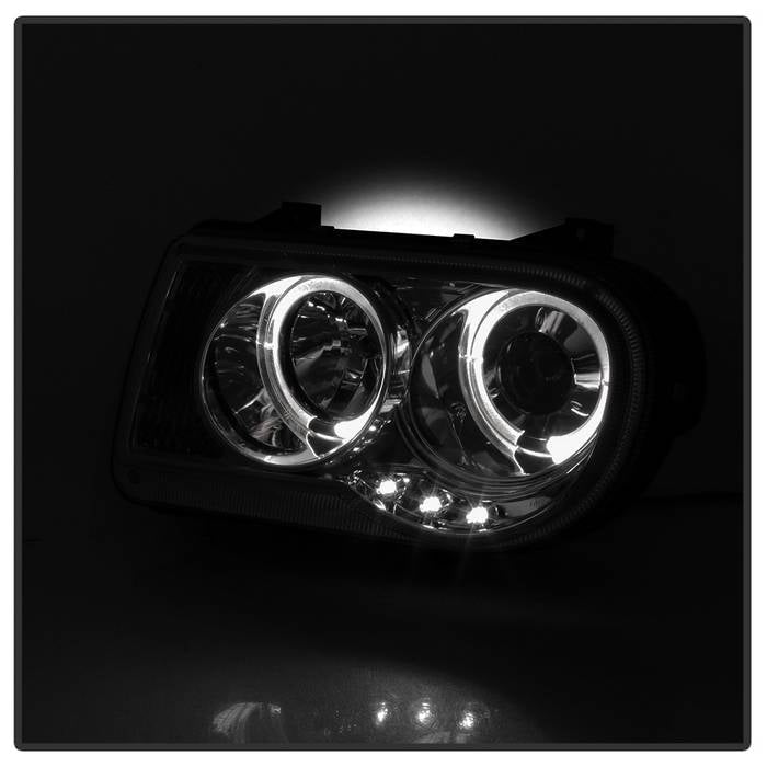 Spyder Chrysler 300C 05-10 Projector Headlights LED Halo LED Smke (Not Included) PRO-YD-C300C-HL-SM 5009159