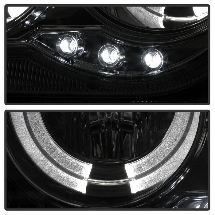 Spyder Chrysler 300C 05-10 Projector Headlights LED Halo LED Smke (Not Included) PRO-YD-C300C-HL-SM 5009159