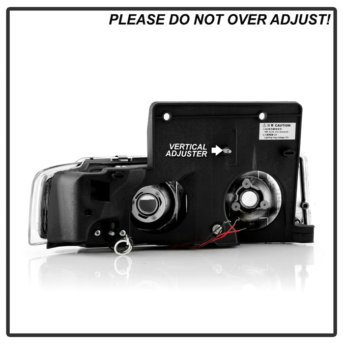 Spyder Chevy Astro 95-05/GMC Safari 95-05 Projector Headlights LED Halo Black PRO-YD-CA95-HL-BK 5009210