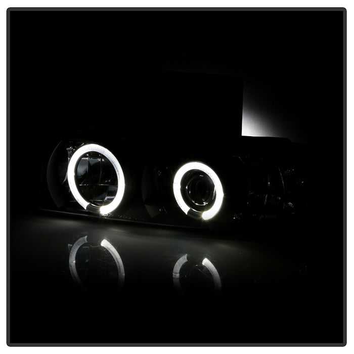 Spyder Chevy Astro 95-05/GMC Safari 95-05 Projector Headlights LED Halo Black PRO-YD-CA95-HL-BK 5009210