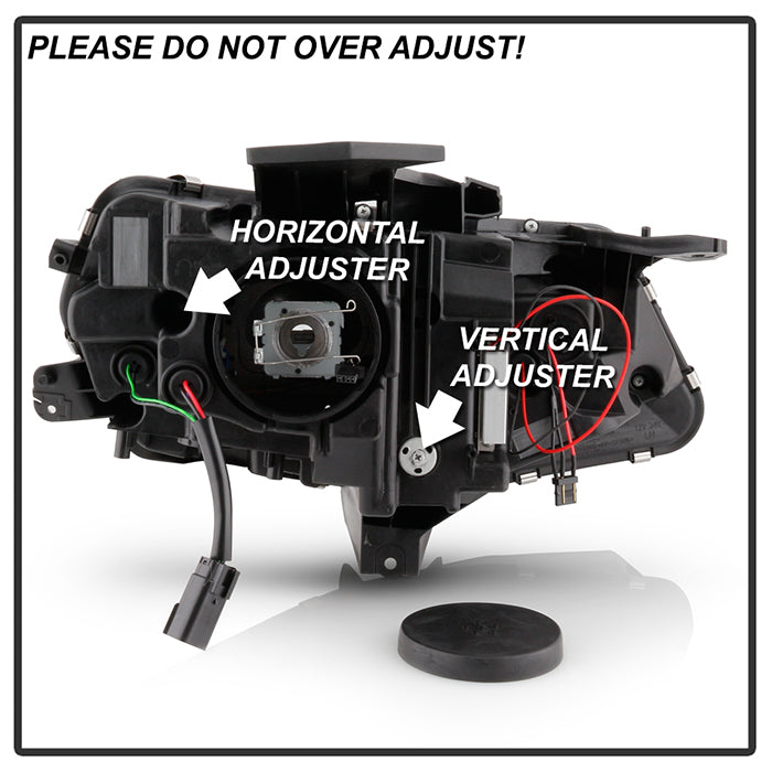 Spyder Chevy Camaro 16-18 (Do Not Fit Halogen) Projector Headlights Black PRO-YD-CCAM16HIDSI-SEQ-BK 5087379