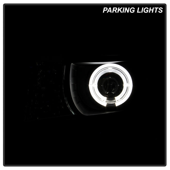 Spyder Chevy Camaro 10-13 Projector Headlights Dual Halo LED Halo Blk High/ PRO-YD-CCAM2010-HL-BK 5034236