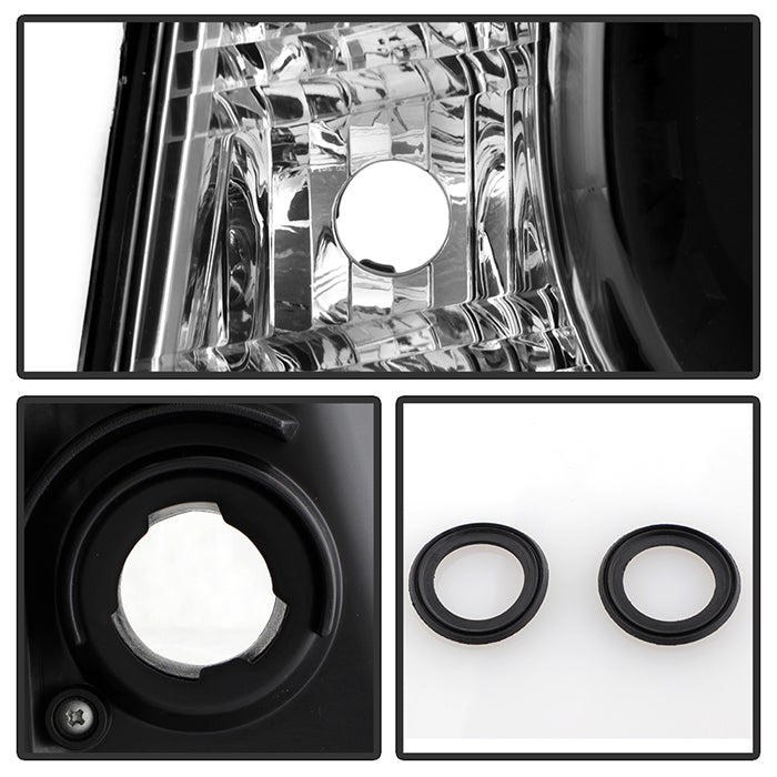 Spyder Chevy Camaro 10-13 Projector Headlights Dual Halo LED Halo Blk High/ PRO-YD-CCAM2010-HL-BK 5034236