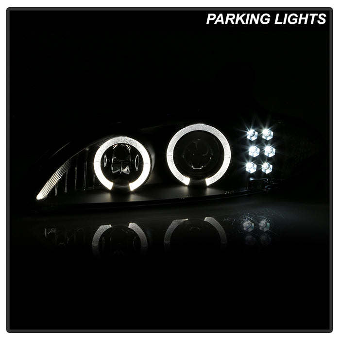 Spyder Chevy Cavalier 95-99 Projector Headlights LED Halo replaceanle LEDs Blk PRO-YD-CCAV95-BK 5009265