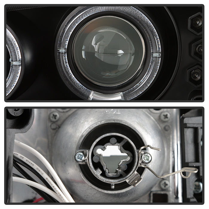 Spyder Chevy Cavalier 95-99 Projector Headlights LED Halo replaceanle LEDs Blk PRO-YD-CCAV95-BK 5009265