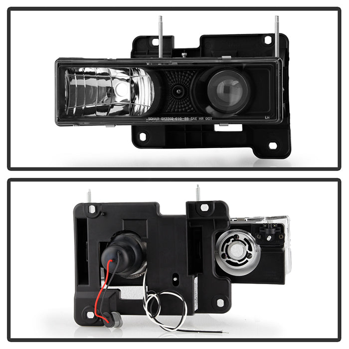 Spyder Chevy C/K Series 1500 88-99Projector Headlights Blk High 9005 (Not Included) PRO-YD-CCK88-BK 5009289
