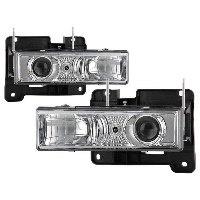 Spyder Chevy C/K Series 1500 88-99 Projector Headlights Chrm High 9005 (Not Include) PRO-YD-CCK88-C 5009296