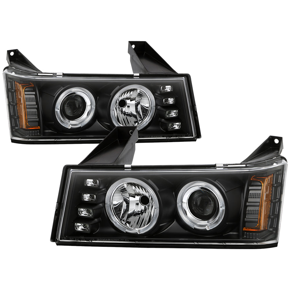 Spyder Chevy Colorado 04-12 Projector Headlights Halogen- LED Halo Blk PRO-YD-CCO04-HL-BK 5074140