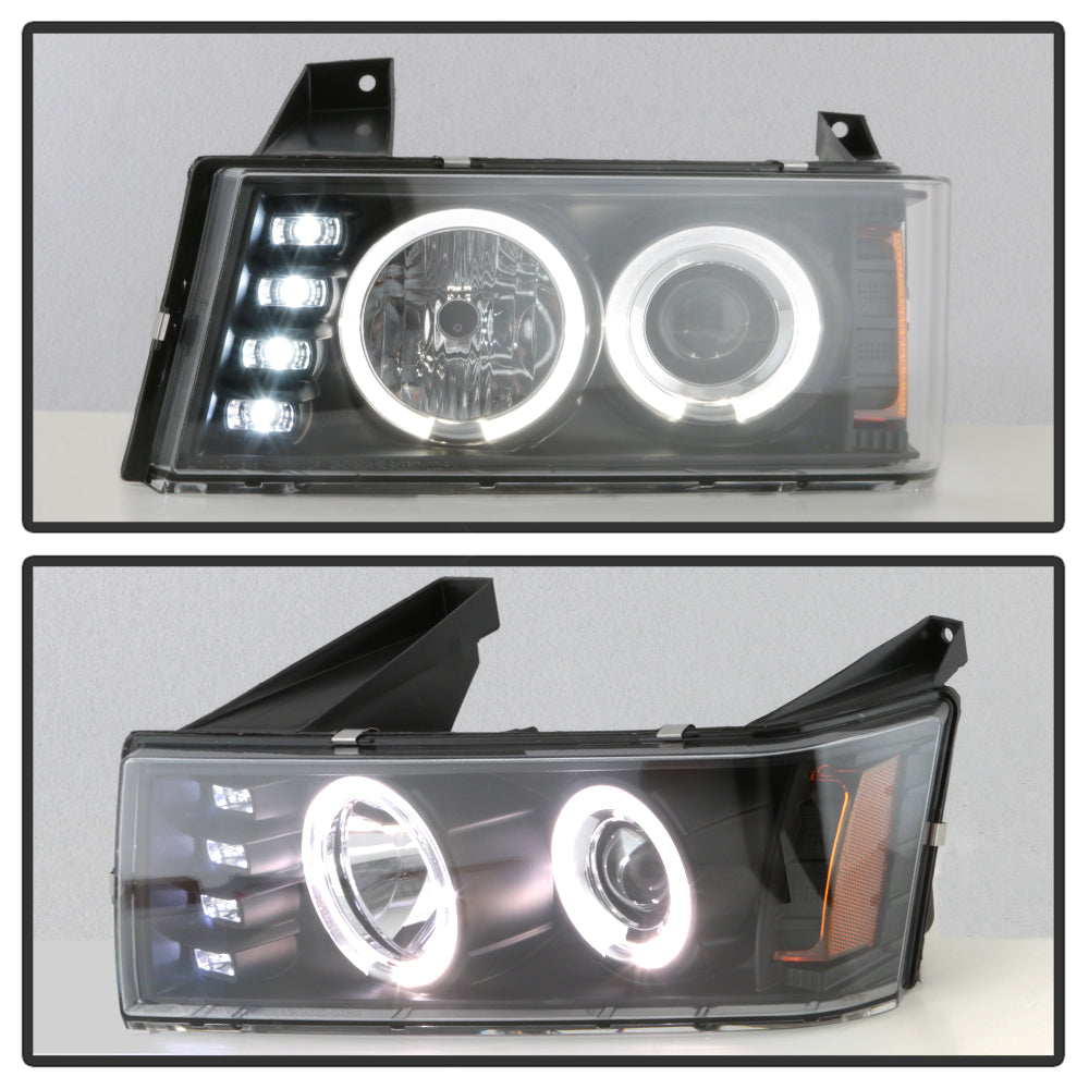 Spyder Chevy Colorado 04-12 Projector Headlights Halogen- LED Halo Blk PRO-YD-CCO04-HL-BK 5074140