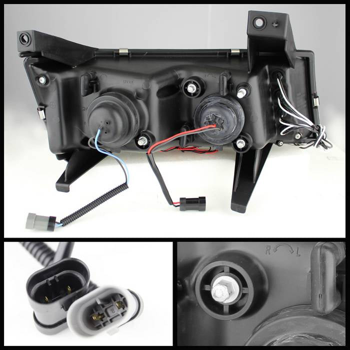 Spyder Chevy Colorado 04-12 Projector Headlights Halogen- LED Halo Chrm PRO-YD-CCO04-HL-C 5074157