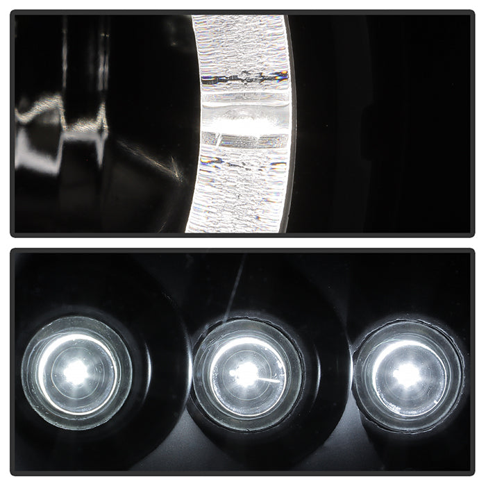 Spyder GMC Sierra 1500/2500/3500 99-06 Projector Headlights LED Halo LED Black PRO-YD-CDE00-HL-BK 5009357