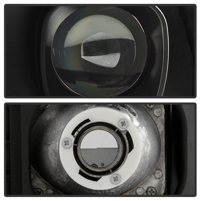 Spyder GMC Sierra 1500/2500/3500 99-06 V2 Projector Headlights - DRL - Black PRO-YD-CDE00V2-LB-BK 5084521