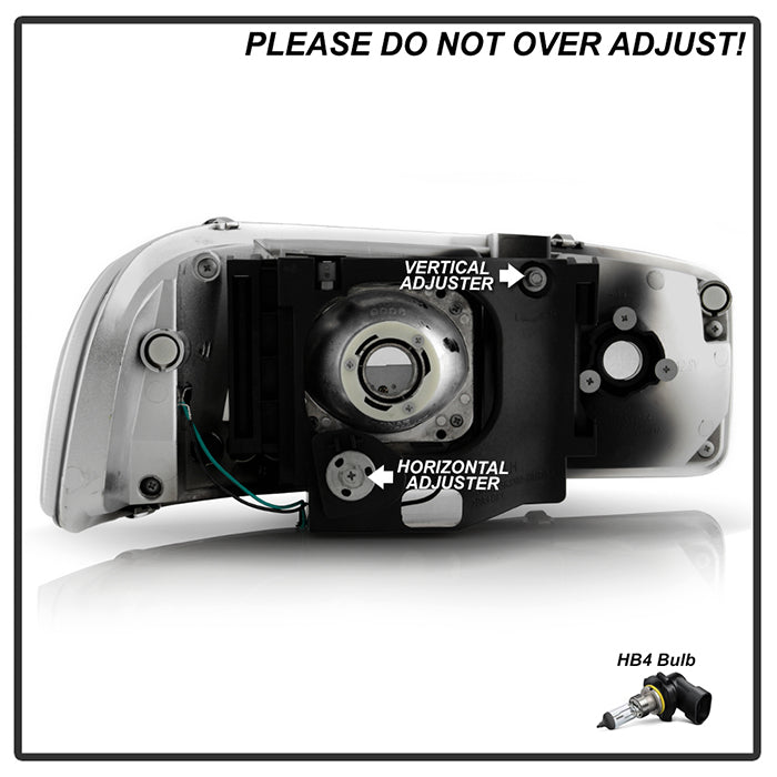 Spyder GMC Sierra 1500/2500/3500 99-06 V2 Projector Headlights - DRL - Black PRO-YD-CDE00V2-LB-BK 5084521