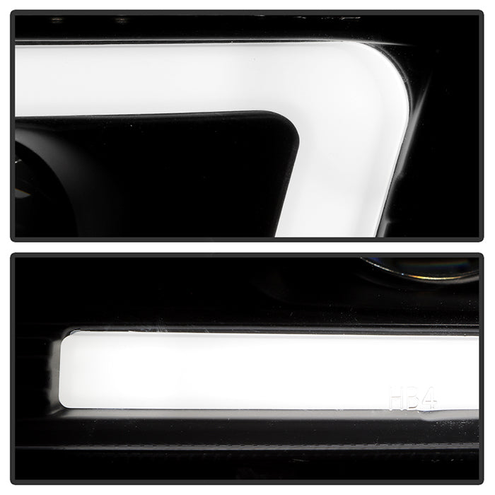 Spyder GMC Sierra 1500/2500/3500 99-06 V2 Projector Headlights - DRL - Black PRO-YD-CDE00V2-LB-BK 5084521