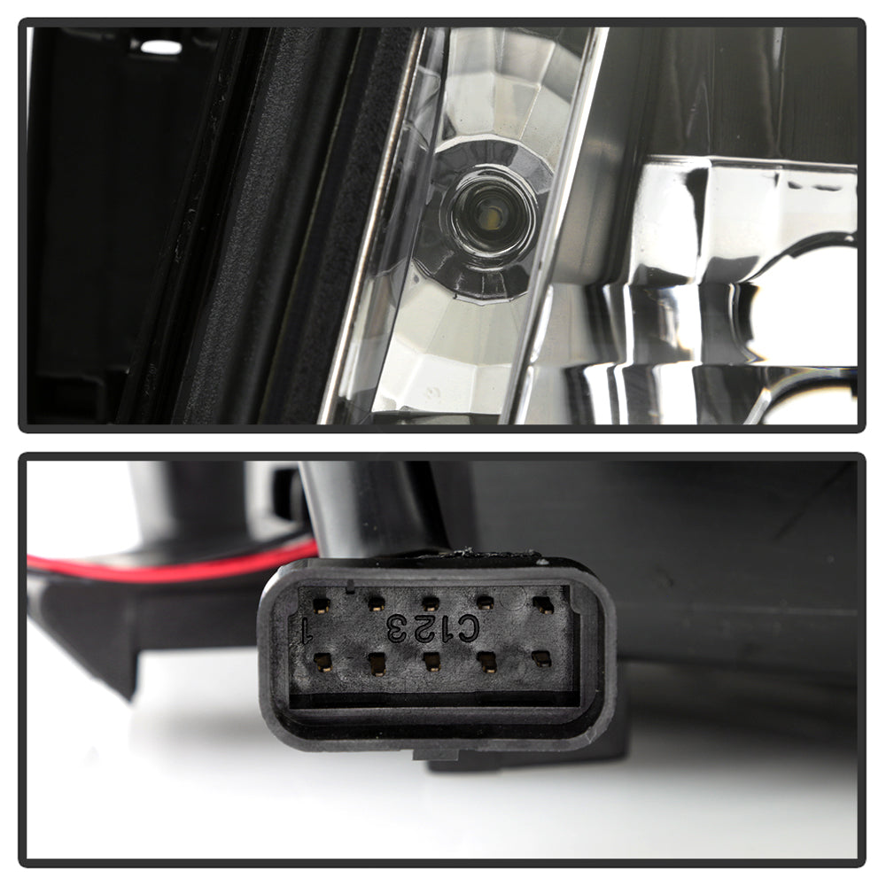 Spyder Cadillac Escalade 02-06 Projector Halogen Model- LED Halo DRL Blk PRO-YD-CE02-DRL-BK 5037947