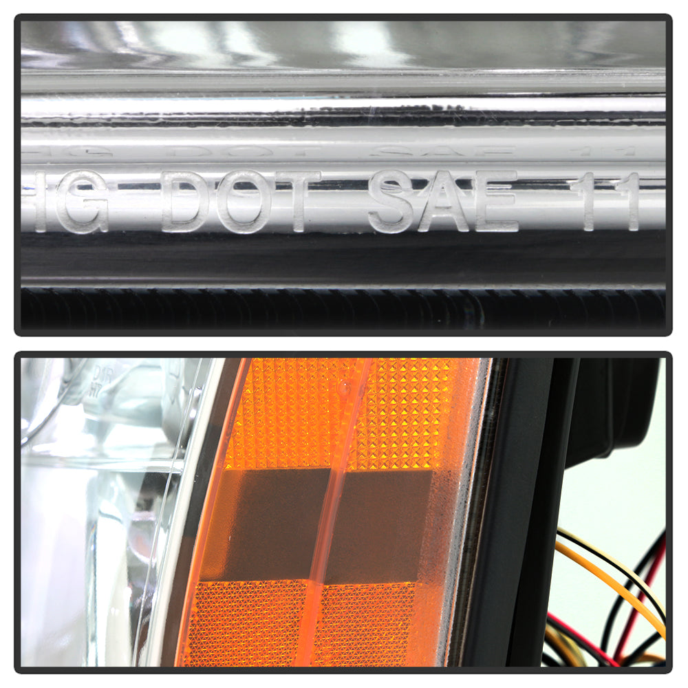 Spyder Cadillac Escalade 02-06 Projector Halogen Model- LED Halo DRL Chrm PRO-YD-CE02-DRL-C 5037930