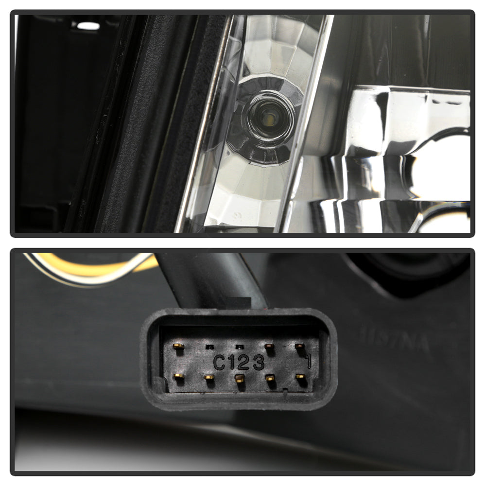Spyder Cadillac Escalade 02-06 Projector Xenon/HID Model- LED Halo DRL Blk PRO-YD-CE02-HID-DRL-BK 5042286