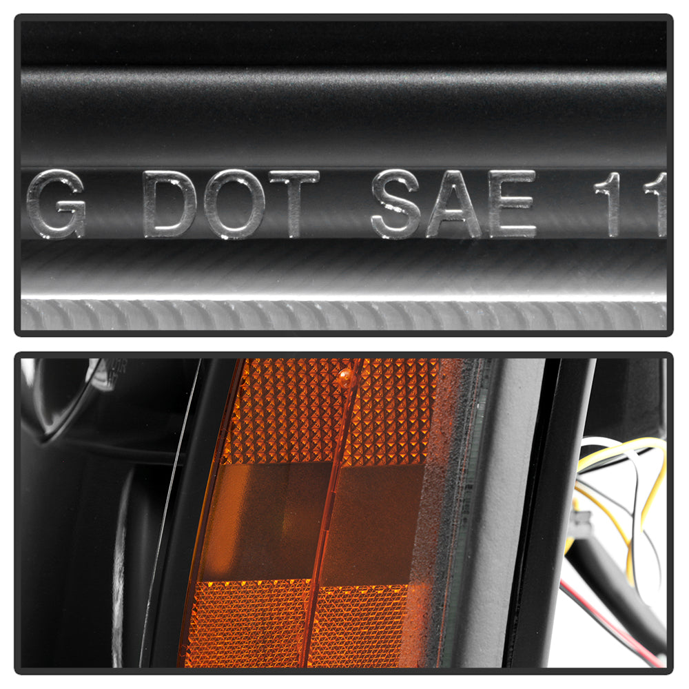 Spyder Cadillac Escalade 02-06 Projector Xenon/HID Model- LED Halo DRL Blk PRO-YD-CE02-HID-DRL-BK 5042286