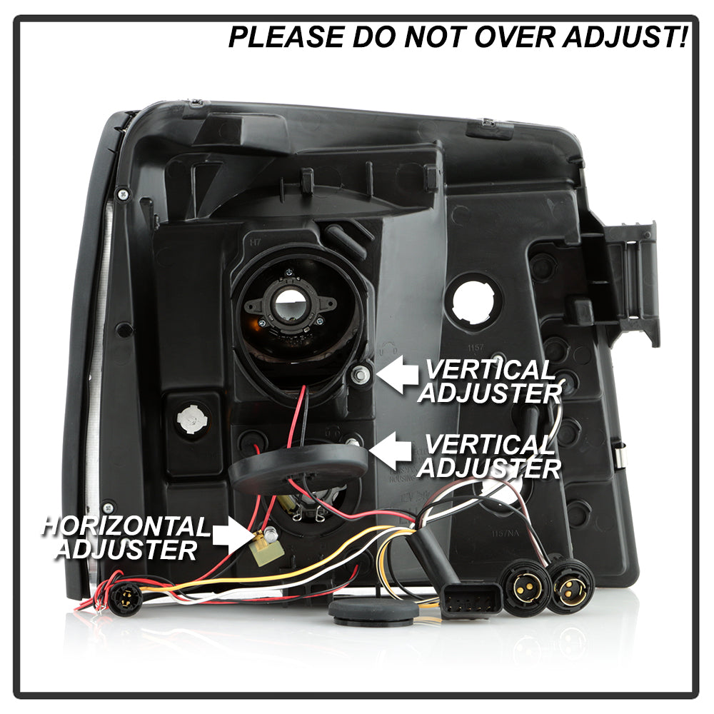 Spyder Cadillac Escalade 02-06 Projector Xenon/HID Model- LED Halo DRL Blk PRO-YD-CE02-HID-DRL-BK 5042286