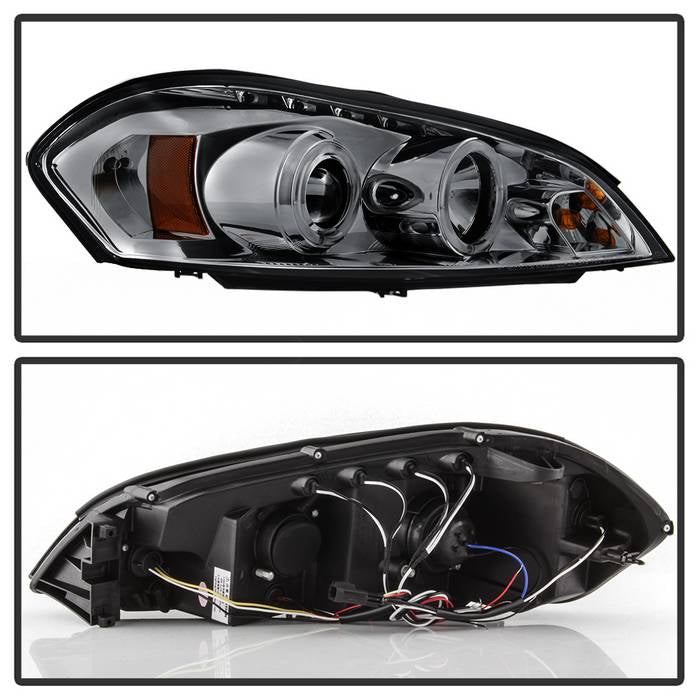 Spyder Chevy Impala 06-13 Projector Headlights LED Halo LED Smke PRO-YD-CHIP06-HL-SM 5031723