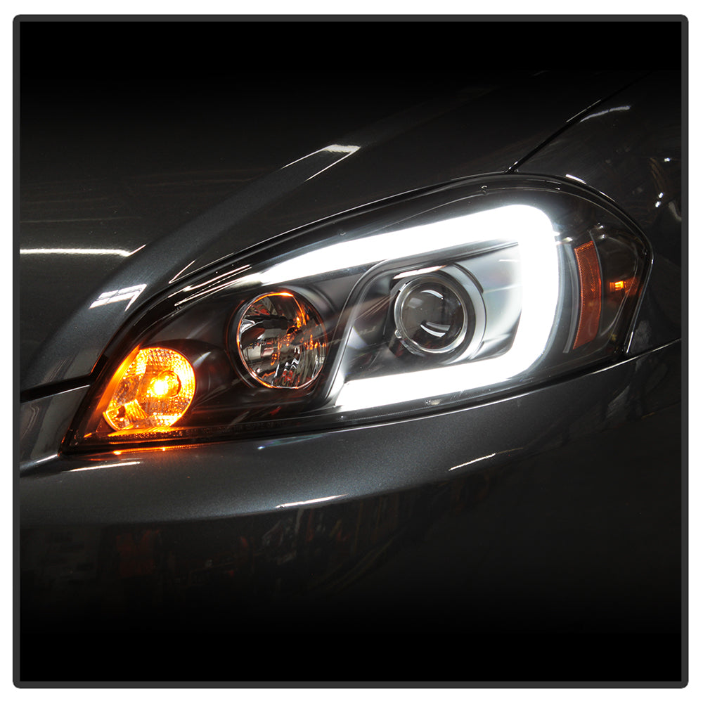 Spyder 06-13 Chevy Impala / 06-07 Chevy Monte Carlo Projector Headlights - Light Bar - Black 5086679