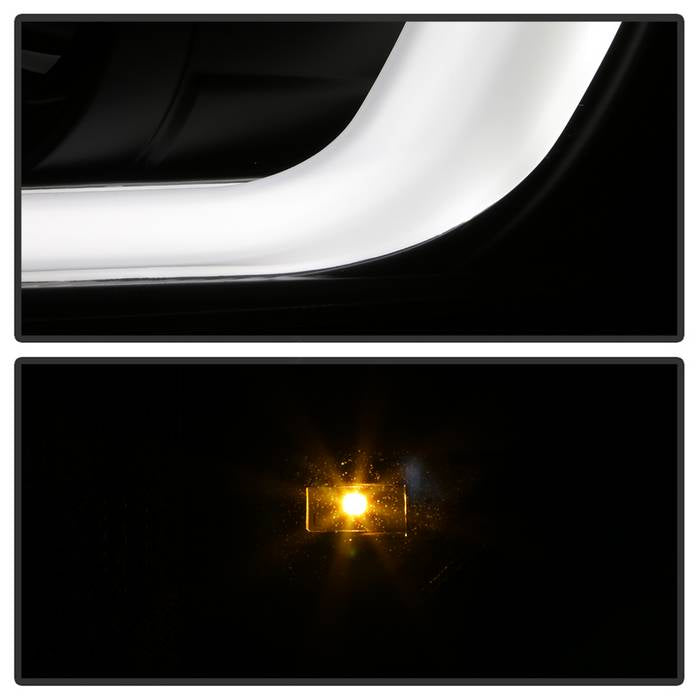 Spyder 06-13 Chevy Impala / 06-07 Chevy Monte Carlo Projector Headlights - Light Bar - Black 5086679