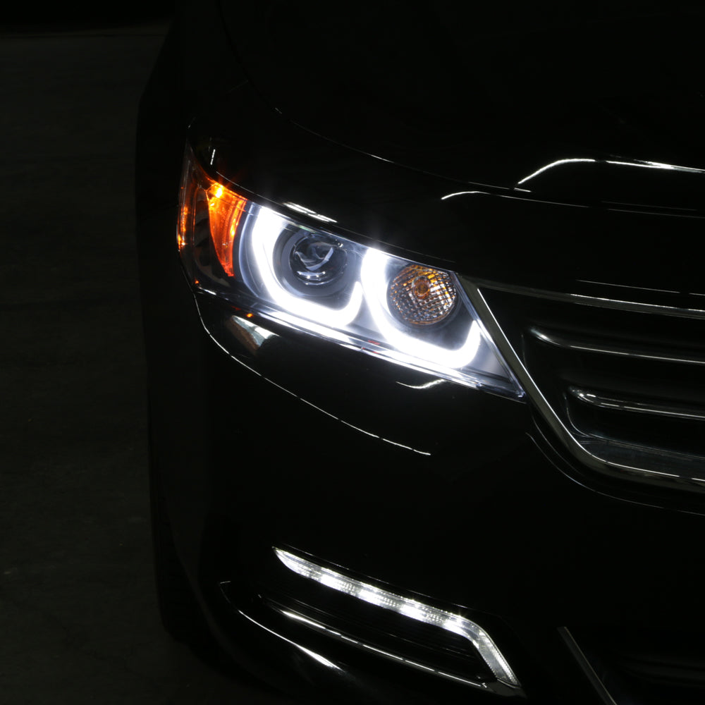 Spyder 14-19 Chevrolet Impala Proj Headlights Low Beam/High Beam H9 Inc - Black PRO-YD-CHIP14-LB-BK 5086563