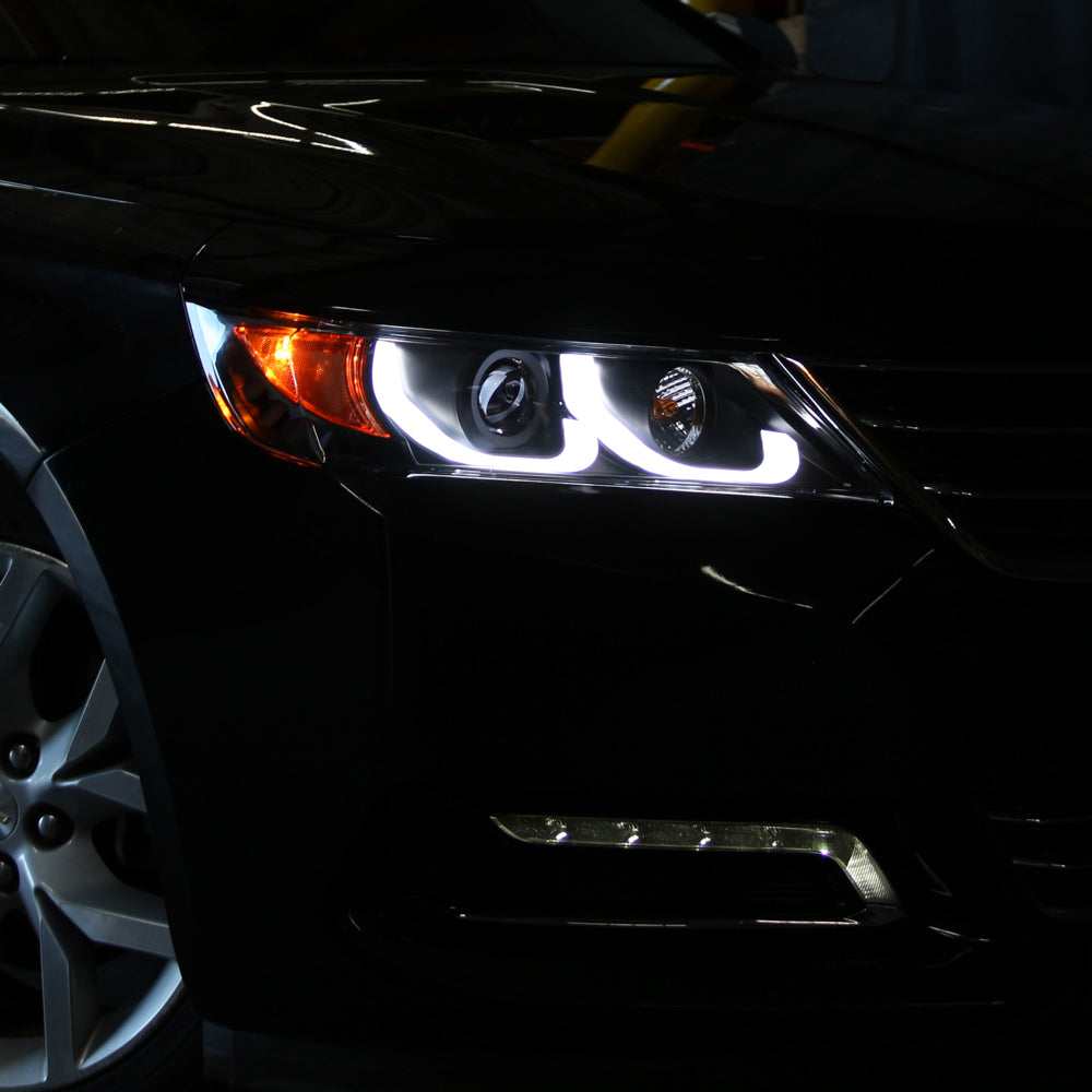 Spyder 14-19 Chevrolet Impala Proj Headlights Low Beam/High Beam H9 Inc - Black PRO-YD-CHIP14-LB-BK 5086563