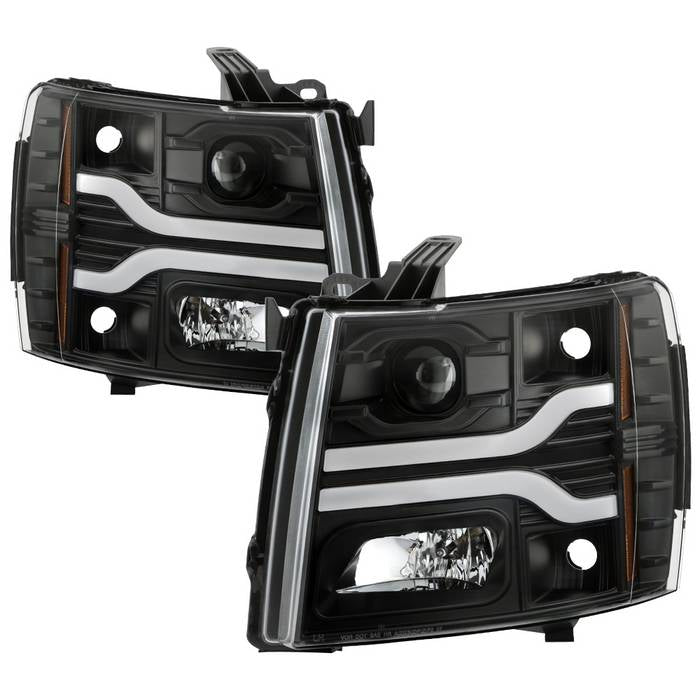 Spyder Chevy Silverado 1500 07-13/2500HD/3500HD 07-14 LED Black PRO-YD-CS07V3PL-BK 5087614