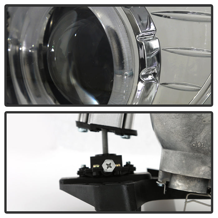 Spyder Chevy S10 98-04 Projector Headlights LED Halo Smke - Low H1 PRO-YD-CS1098-SMC 5009562