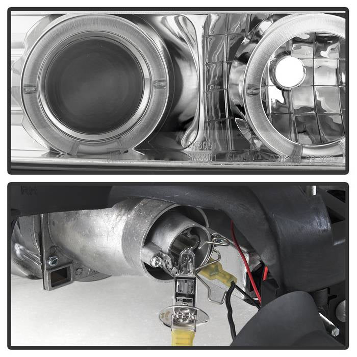 Spyder Chevy Silverado 1500/2500 99-02Projector Headlights LED Halo LED Chrome PRO-YD-CS99-HL-C 5009609