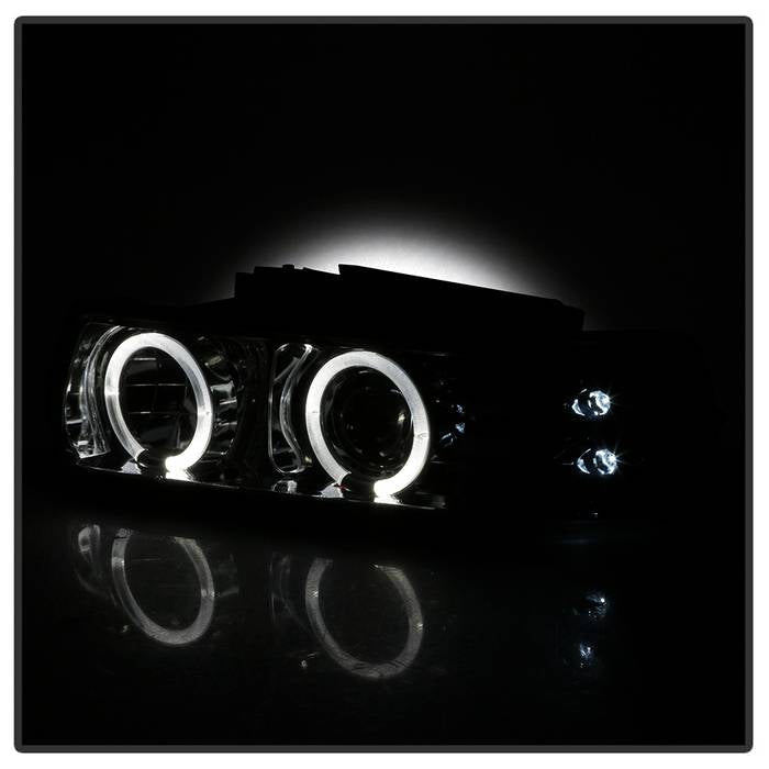 Spyder Chevy Silverado 1500/2500 99-02Projector Headlights LED Halo LED Chrome PRO-YD-CS99-HL-C 5009609