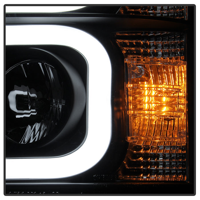 Spyder Chevy Silverado 2014-16 2500 HD Projector Headlights Light Bar DRL Blk PRO-YD-CSHD14-LBDRL-BK 5081032