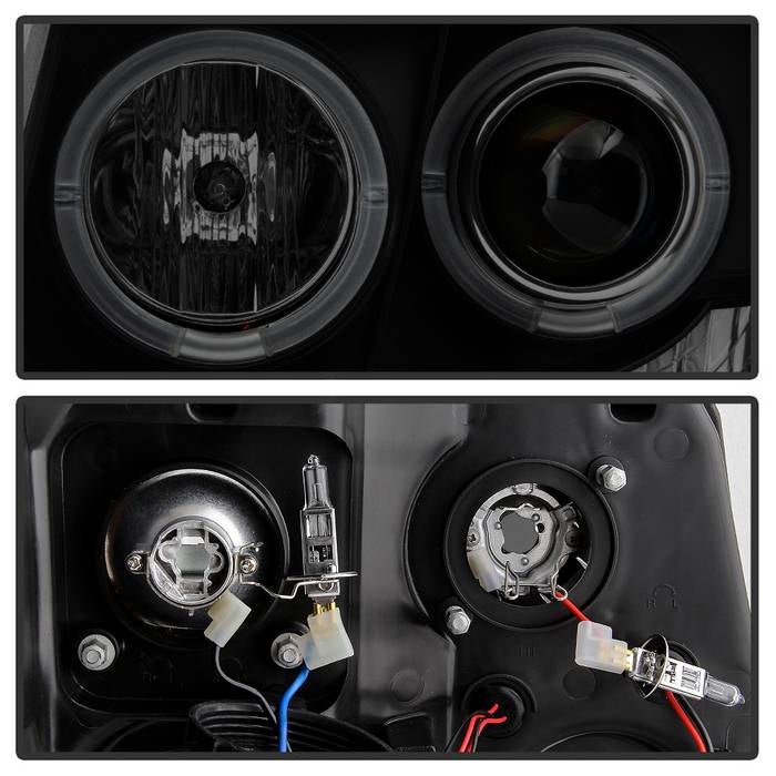 Spyder Chevy Suburban 1500 07-14 Projector Headlights LED Halo LED Blk Smke PRO-YD-CSUB07-HL-BSM 5078346