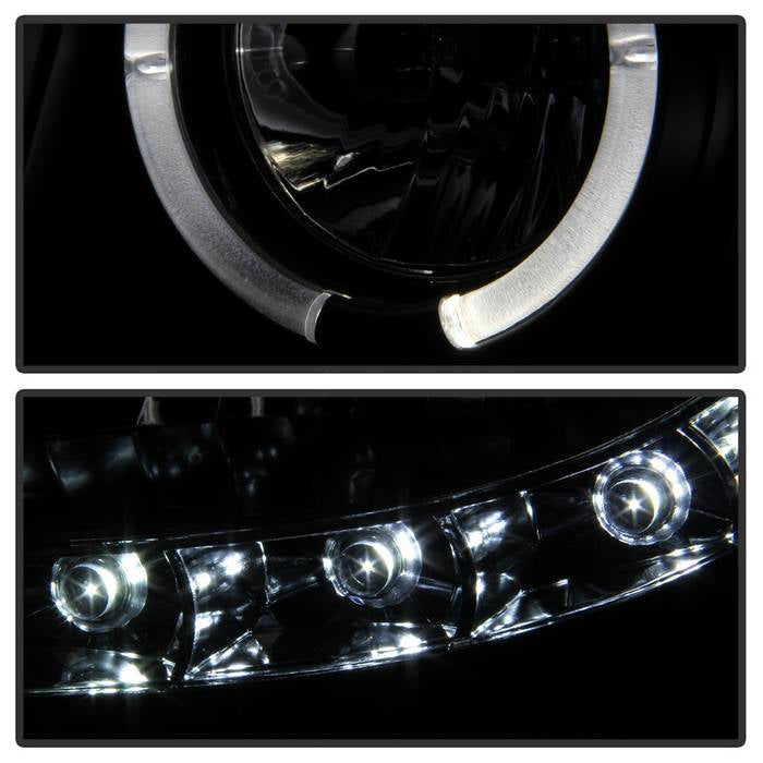 Spyder Chevy Suburban 1500 07-14 Projector Headlights LED Halo LED Blk Smke PRO-YD-CSUB07-HL-BSM 5078346