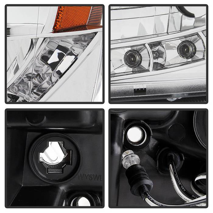 Spyder Chevy Suburban 1500 Projector Headlights LED Halo LED Chrome PRO-YD-CSUB07-HL-C 5009654