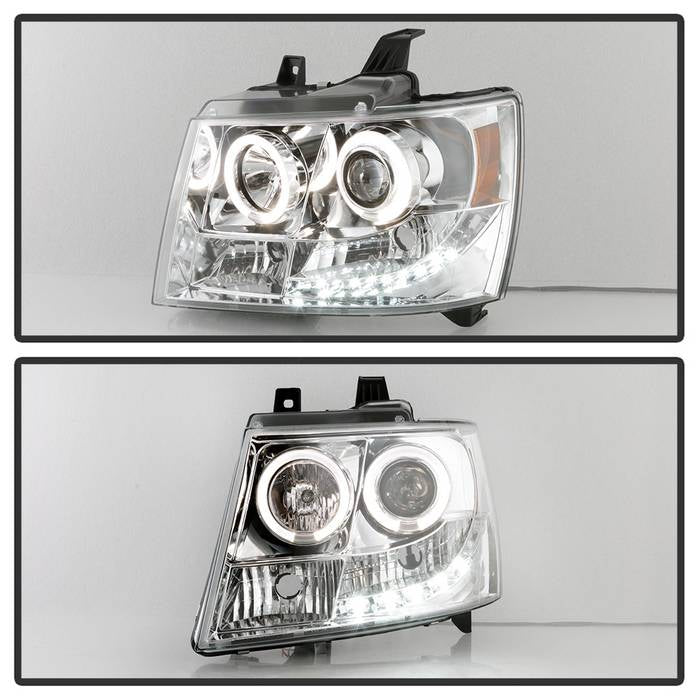 Spyder Chevy Suburban 1500 Projector Headlights LED Halo LED Chrome PRO-YD-CSUB07-HL-C 5009654