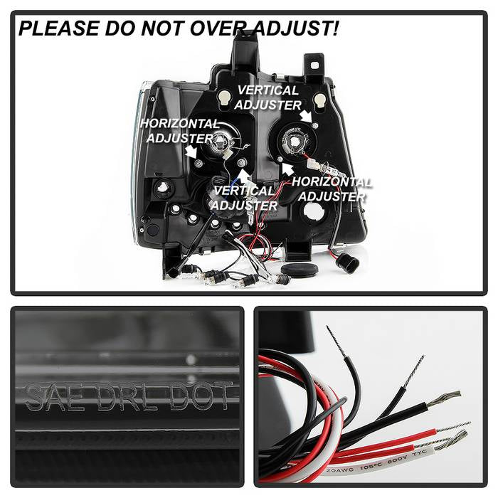 Spyder Chevy Suburban 1500 07-14 Projector Headlights LED Halo LED Smke PRO-YD-CSUB07-HL-SM 5009661