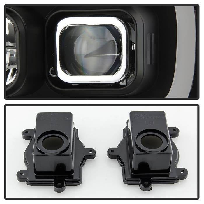Spyder 07-14 Chevy Suburban/Tahoe V2 Projector Headlights LED Turn Sig Black PRO-YD-CSUB07V3-SB-BK 5086242