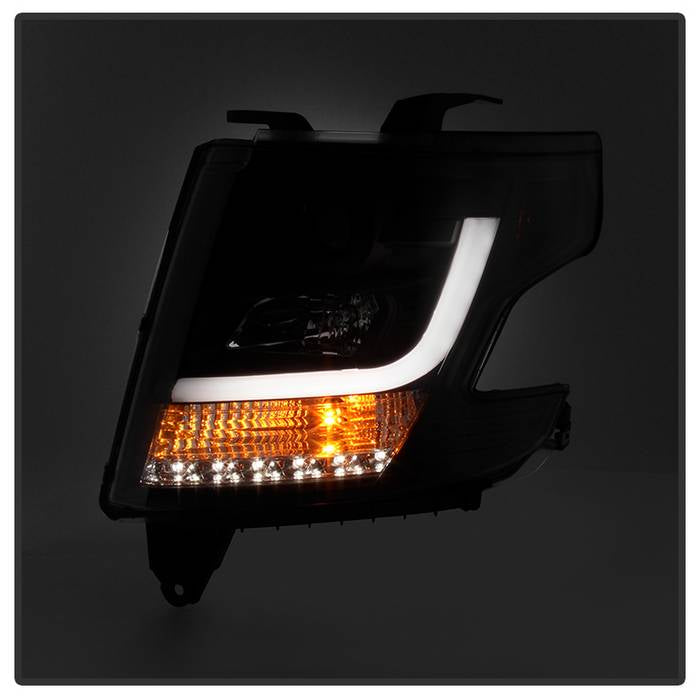 Spyder Chevy Tahoe / Suburban 2015 -2016 Projector Headlights - DRL LED - Black PRO-YD-CTA15-DRL-BK 5082541