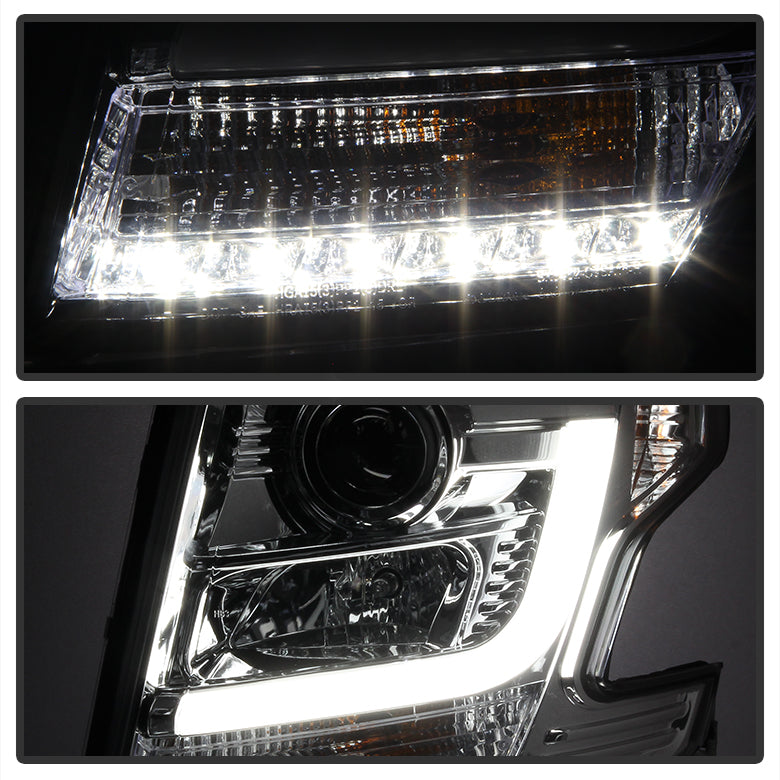 Spyder Chevy Tahoe / Suburban 2015 -2016 Projector Headlights - DRL LED - Chrome PRO-YD-CTA15-DRL-C 5082534