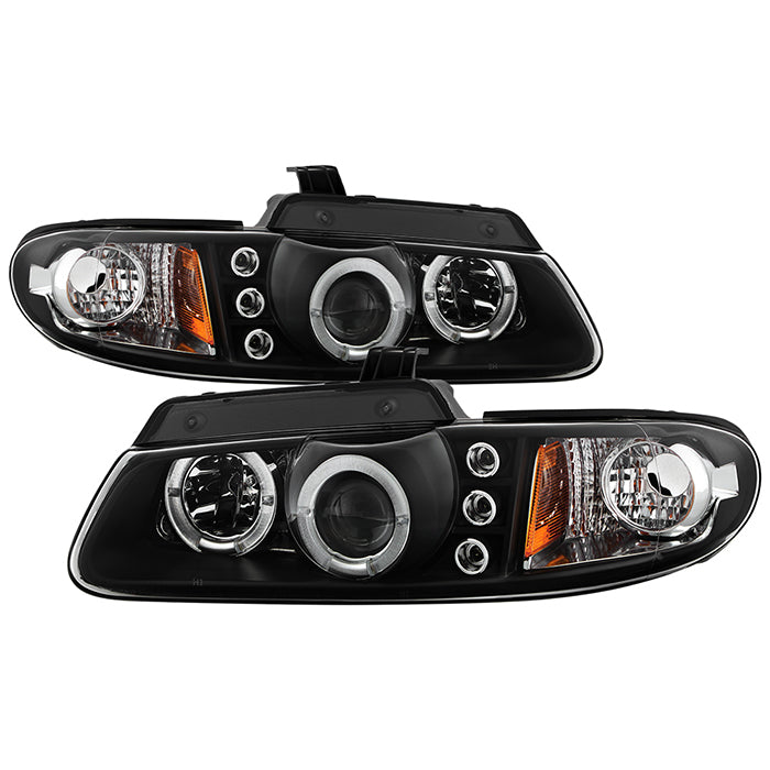 Spyder Dodge Caravan/Grand Caravan 96-00 Projector Headlights LED Halo LEDs- Blk PRO-YD-DC96-BK 5009692