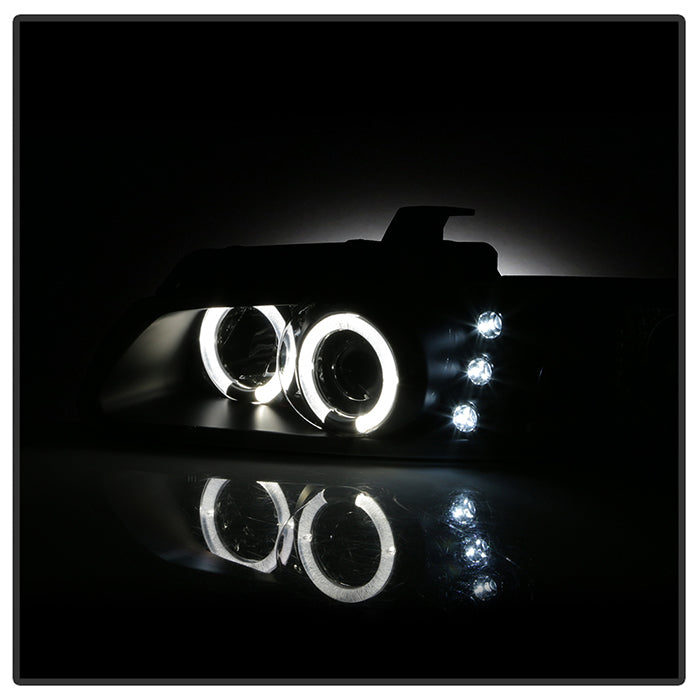 Spyder Dodge Caravan/Grand Caravan 96-00 Projector Headlights LED Halo LEDs- Blk PRO-YD-DC96-BK 5009692