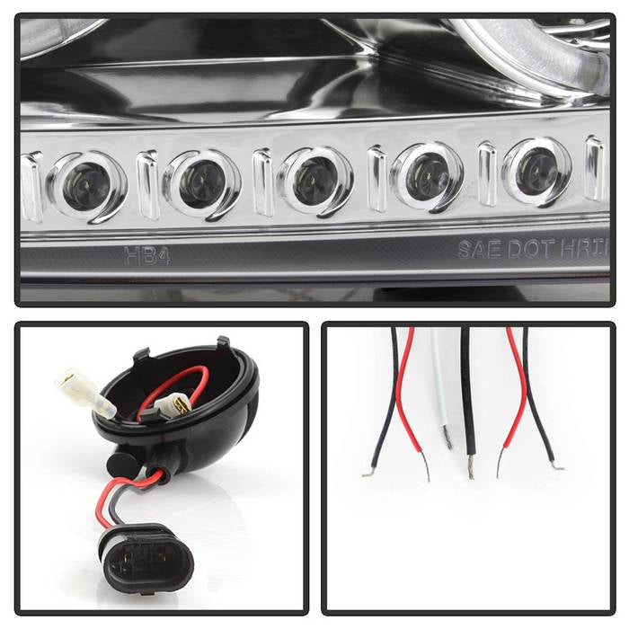 Spyder Dodge Charger 06-10 Projector Headlights Halogen Model- LED Halo LED Chrm PRO-YD-DCH05-LED-C 5009746