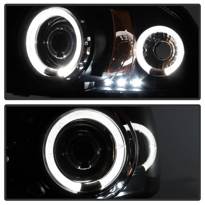 Spyder Dodge Dakota 97-04/Durango 98-03 1PC Projector Headlights LED Halo LED Blk PRO-YD-DDAK97-BK 5009784