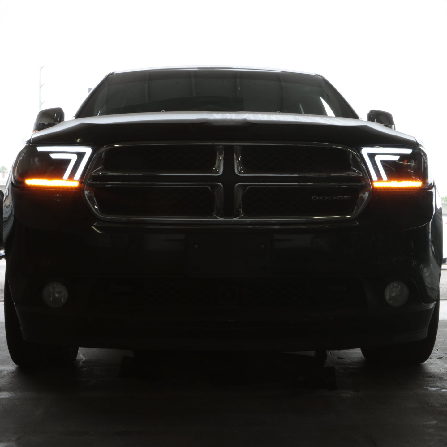 SPYDER 11-13 Dodge Durango (HID Model Only) Projector Headlights - Black PRO-YD-DDU11HIDSI-BK 5088680