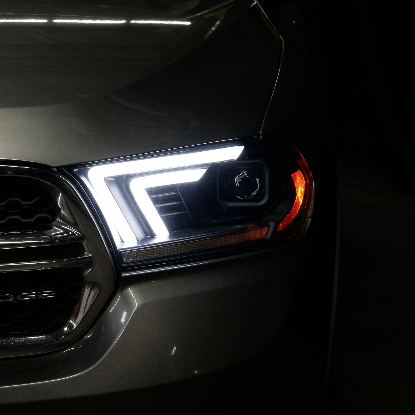 Spyder Dodge Durango 11-13 Halogen Model Only Projector Headlights - Black PRO-YD-DDU11SI-BK 5088284