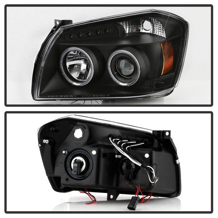 Spyder Dodge Magnum 05-07 Projector Headlights LED Halo LED Blk (Not Included) PRO-YD-DMAG05-LED-BK 5009876